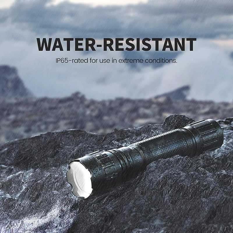 Mlok Tactical Flashlight 1200 Lumens LED Rifle Weapon Light with Low Profile M-System Flashlight Mount Pressure SwitchXJ250701