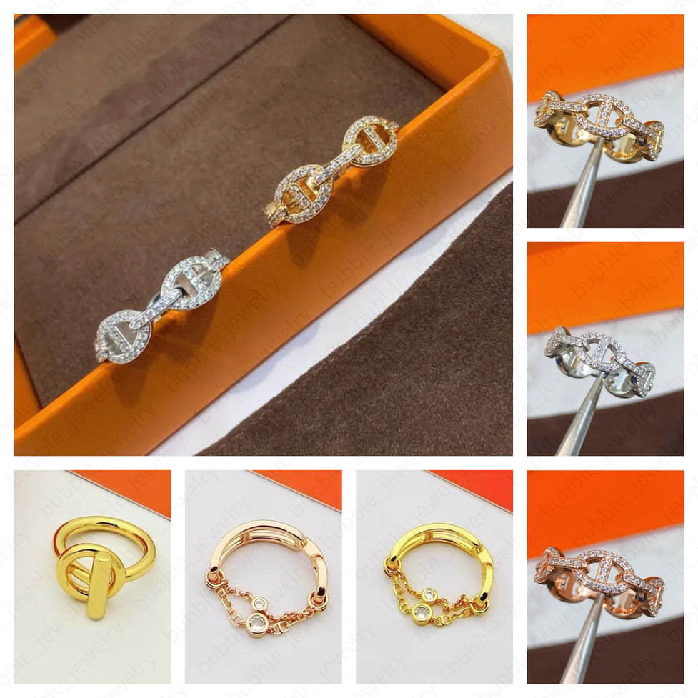 engagement ring 2025 designer rings Luxurious wedding ring 925 sterling silver ring Vintage Style gifts sets for women 18K gold ring mens luxury brand ring mon gifts