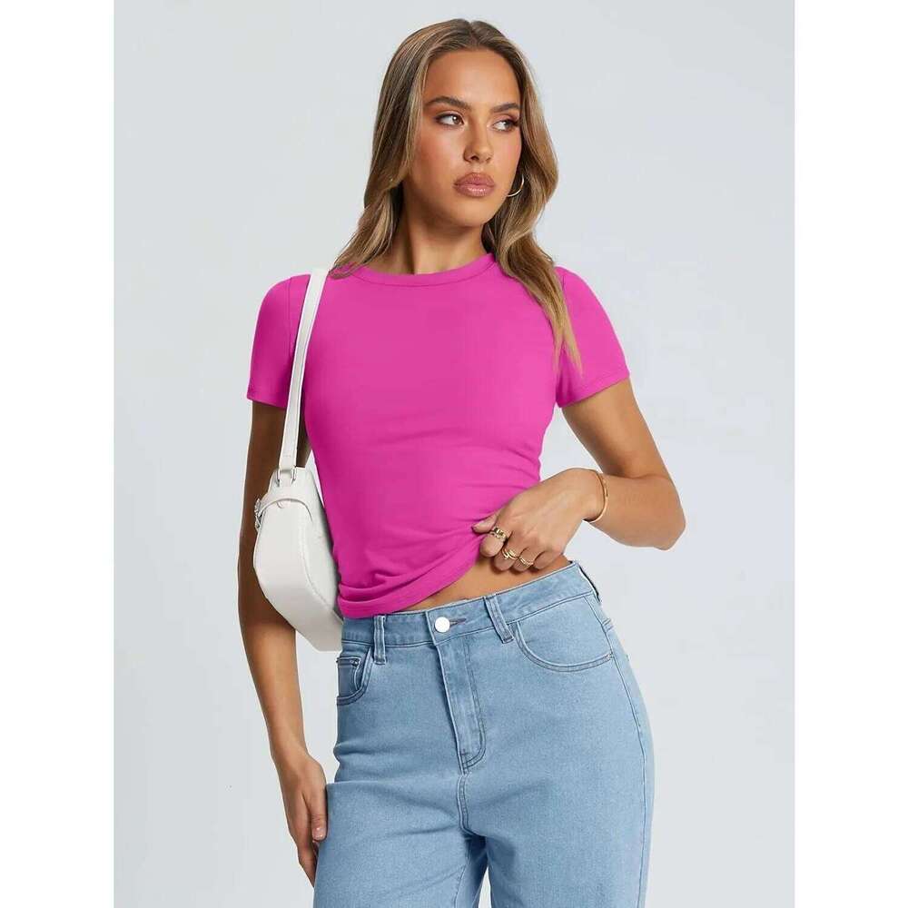 hoodie Wear Trendy Queen Womens Basic T Shirts Summer Tops Crop Short Sleeve Y2k Tee Cute Gym Fashion Workout Clothes jacket