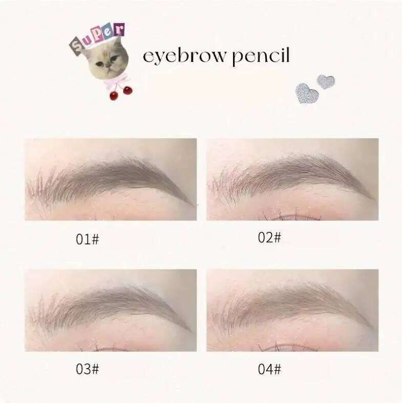 FLORTTE Pencil Eyebrow g Cream 2-in-1 Dual Head Blade Long Lasting Waterproof Beginner Makeup Cosmetics X250702