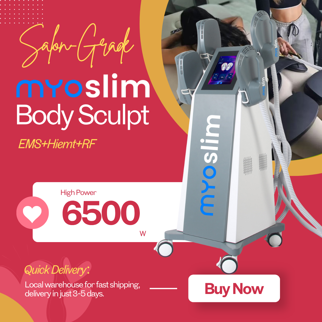 Professional MYOSLIM Body Sculpting Nova Electromagnetic Sculpt Muscle Stimulator Shaping Equipment for Salon sculpt 6500W Machine