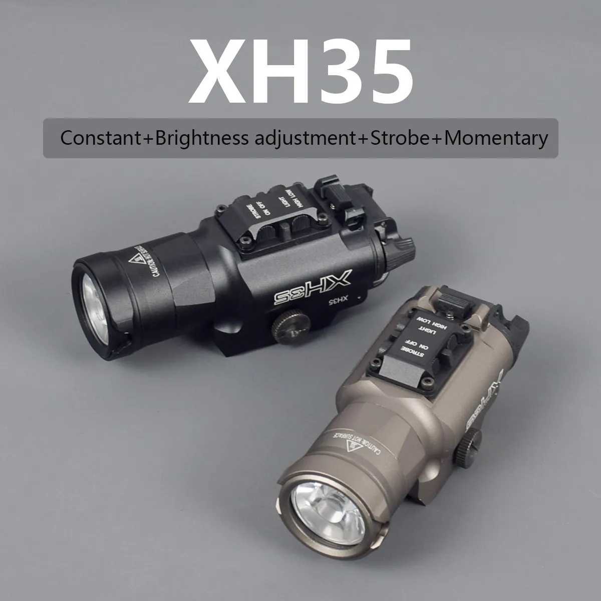 Tactical SureFire X300 Ultra XH35 X300UH-B Weapon Gun Light Flashlight Torch For Airsoft Pistol Glock 17 18 19 22 20mm RailXJ250701