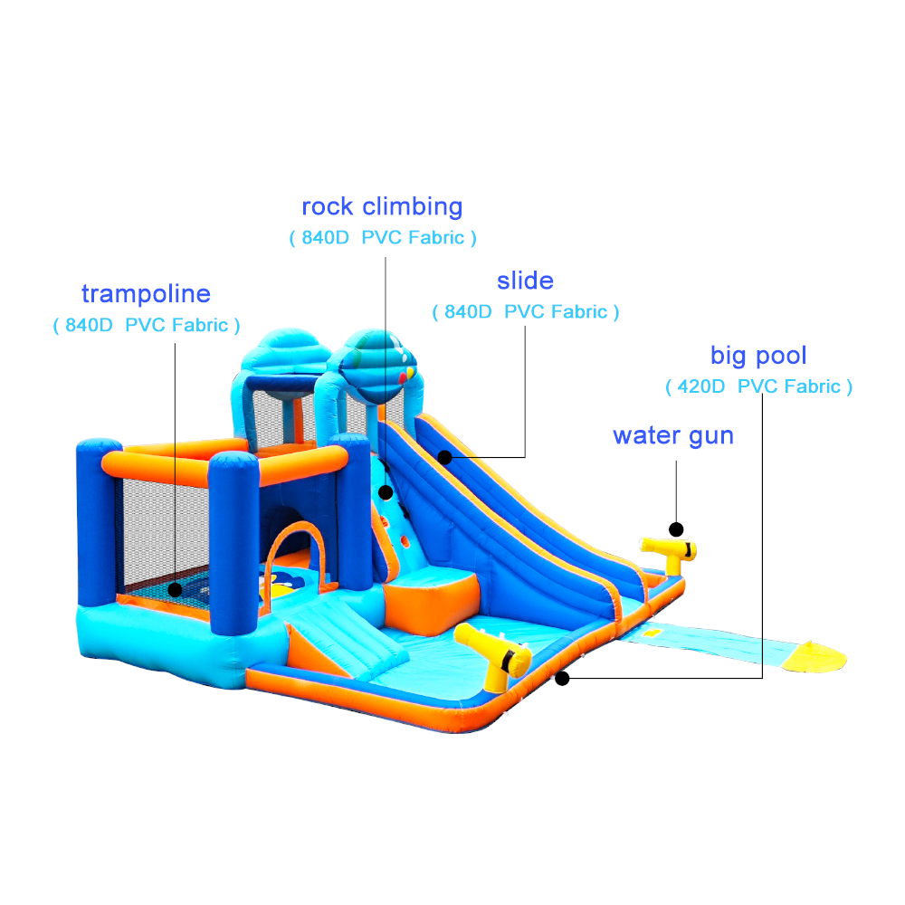 Outdoor Adventure: Alien Themed Obstacle Course with Rock Climb & Slides