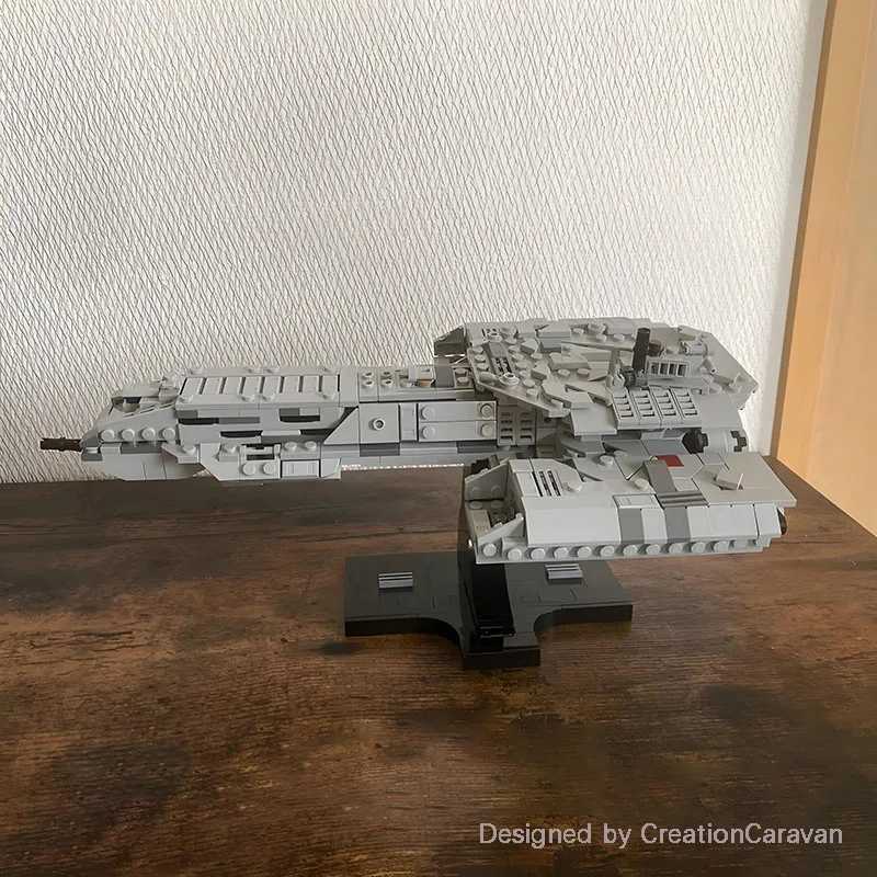 NEW MOC Spaceship BC-304 Daedalus-Class Battlecruiser Midi-Scale Building Blocks Kit DIY Bricks Model Toys Gift for Kids Adults Y250701