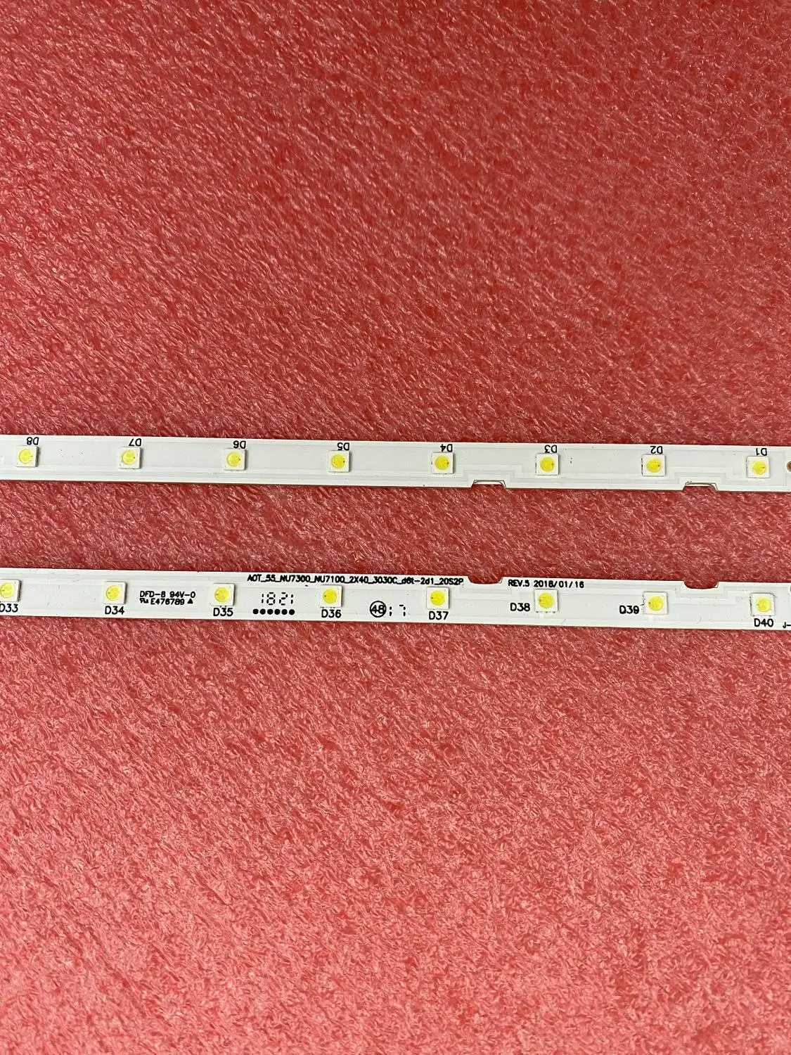 LED Strip For Samsung UE55NU7300U UE55NU7100 UE55NU7300 AOT_55_NU7300_NU7100 BN61-15485A UN55NU7100 UE55NU7120 UE55NU7170U W250701