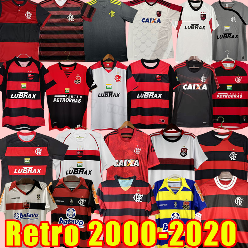 Flamengo JOSIEL WILLIAMS Mens Soccer Jerseys KLEBERSON ADRIANO RETRO Home Football Shirt Camisetas de 00 01 03 04 05 08 09 2002 2004 2007 2010 2014 2000 2001 2003