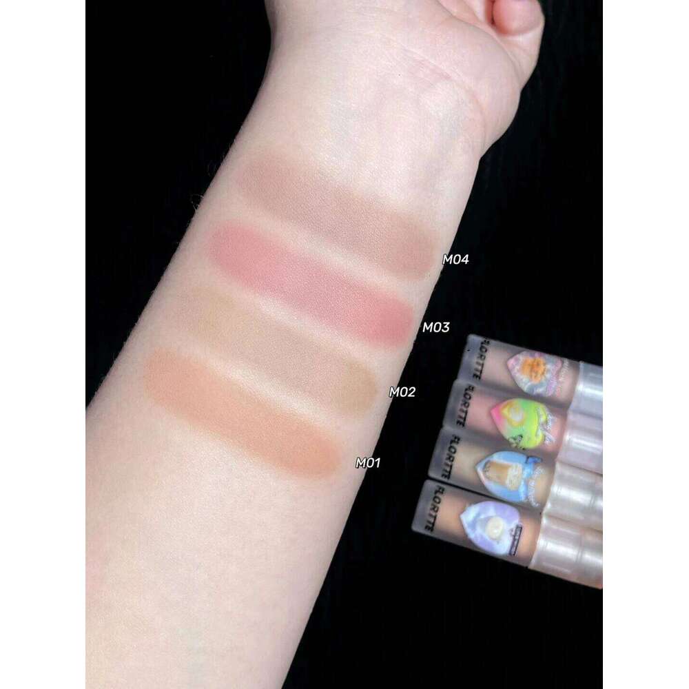Flortte Shiny Heart Attack Liquid Eyeshadow Shimmer Sequins Glitter Shine Brighten Lying Silkworm Highlighter Eye Makeup Beauty X2507