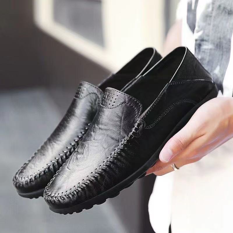 Genuine Leather Casual Formal Men Loafers Moccasins Italian Breathable Slip on Male Boat Shoes Size 39-44 240924