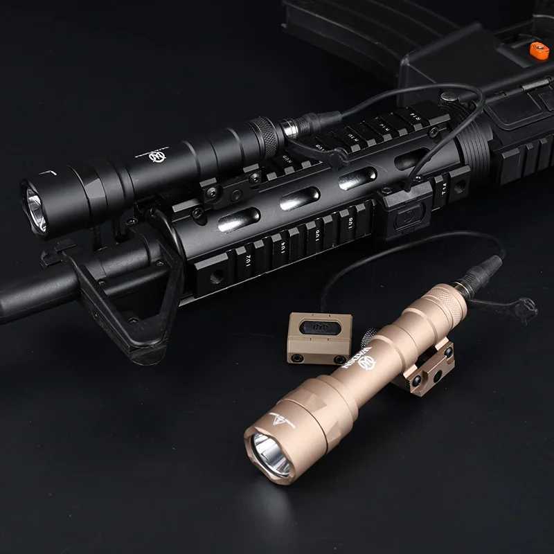 WADSN SF Surefire M600U Airsoft Flashlight Modbutton Set Tactical Lantern Torch AR15 Scout Rifle Gun Weapon LED Light For 20mm XJ250701