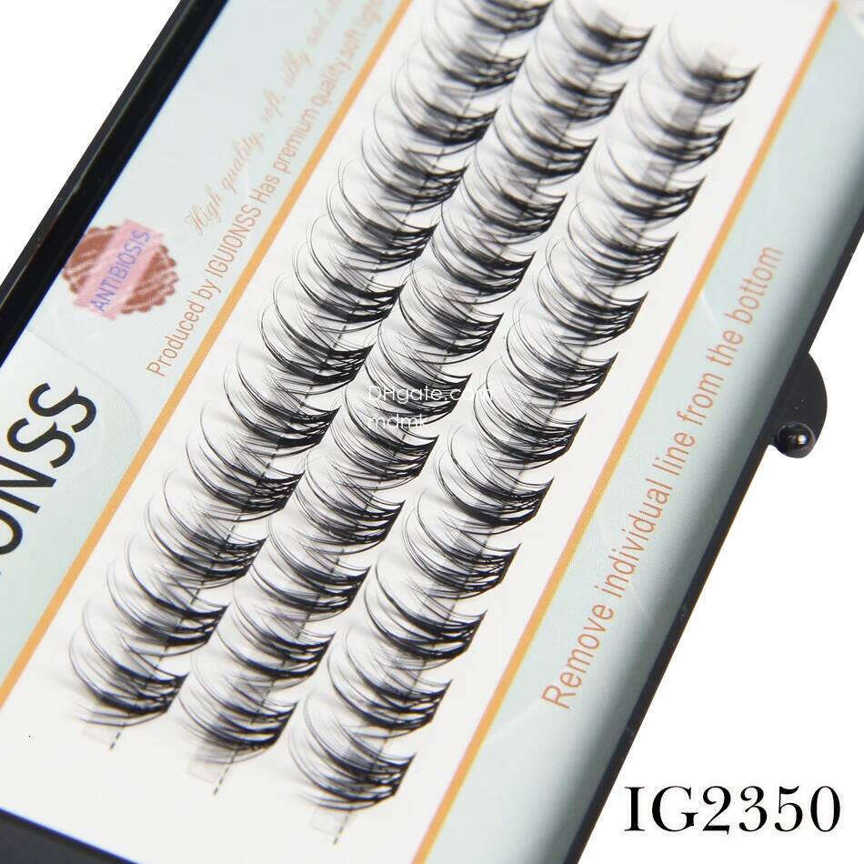 IGUIONSS Segmented False Eyelash Extension DIY Natural Individual Lash Makeup Tools Soft Easy to Operate Eyelashes X250702