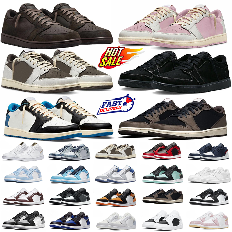 low Basketball Shoes Sneaker White Black Phantom Olive Reverse Mocha Women Trainers Sports Shock absorption lightweight Skateboard shoes 36-47