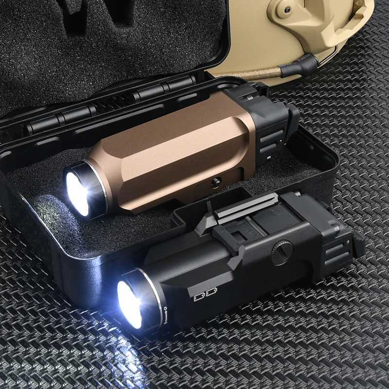 WADSN TR-9 X Strong Tactical Flashlight 1000 Lumens TR-7 Strobe Hunting Airsoft Weapon Light Dual Function Switch For GLOCK 17 19XJ250701