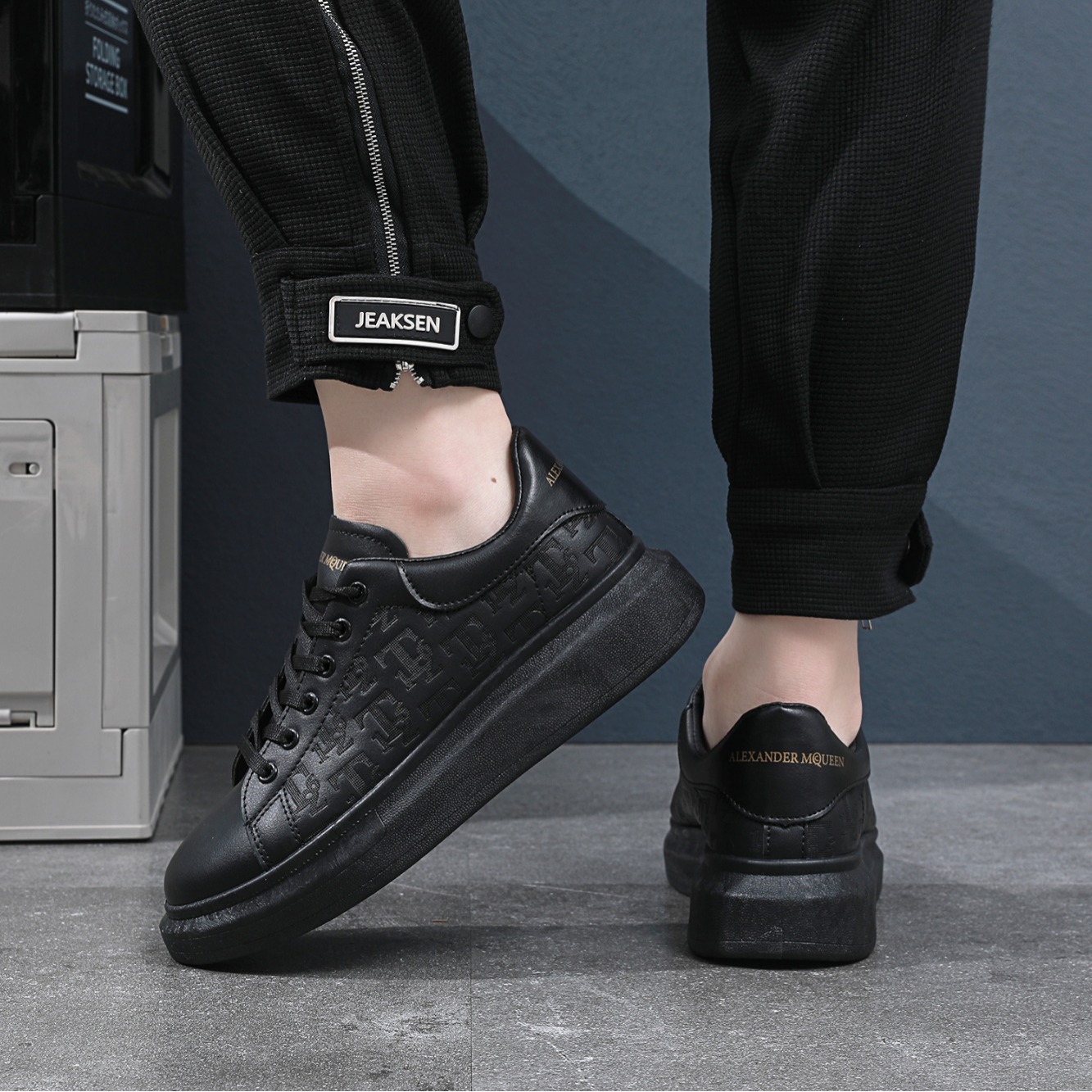 Designer Shoes: White Sneakers for men, 2025 Bestsellers, versatile, thick-soled, height-increasing, casual new style, breathable sneakers, black, Fre
