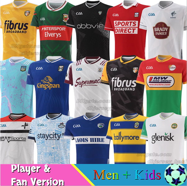 2025 GAA Rugby jerseys Louth Antrim Laois 24 25 Longford Cork Dublin Alternative Meath Kildare Roscommon Offaly Galway Cavan Down Football Club Jerseys Men kids kits
