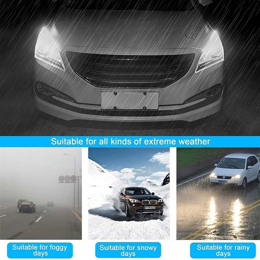 2pcs Car LED DRL Daytime Night Running Light Waterproof Flexible Universal Car Flowing Turning Signal Light Brake LED Strip Lamp W250701