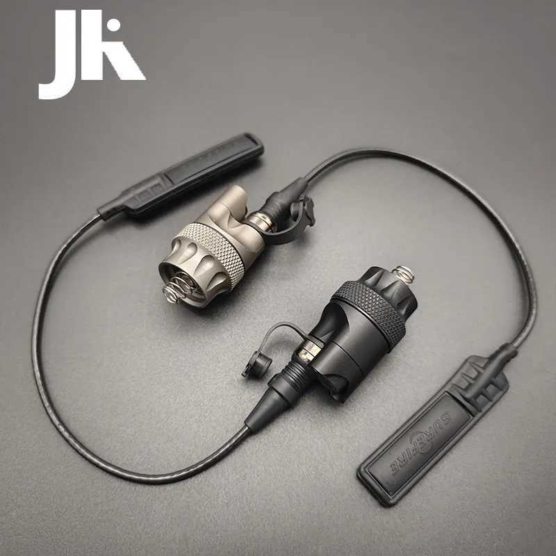 Tactical M300 M600 PLH V2 Flashlight Remote Pressure Switch Dual Function Control SF Plug Airsoft Hunting Scout Light Switch XJ250701