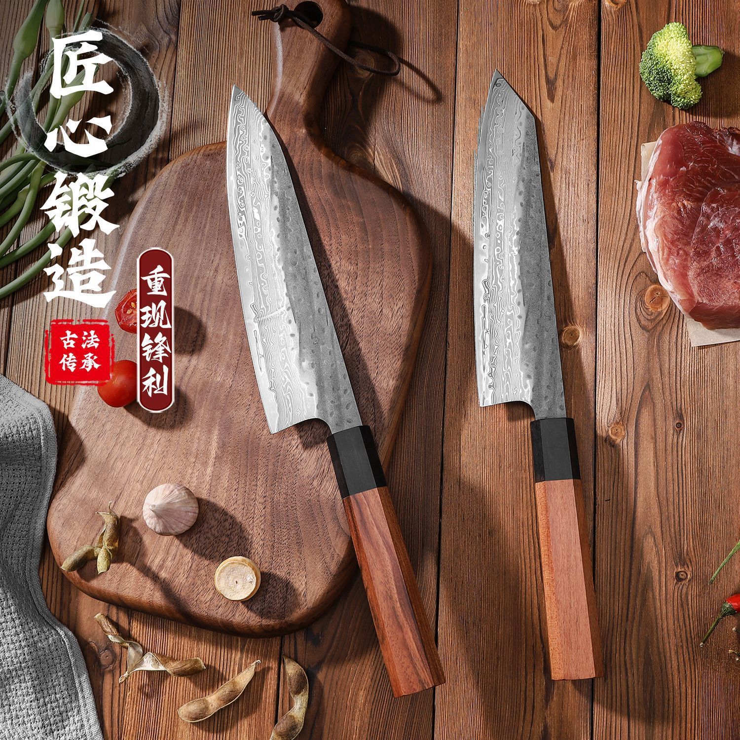 TURWHO 6 Japanese Honesuki knife hand forged Damascus steel professional kitchen knife chef sharp and practical Boning cooking tools 241220