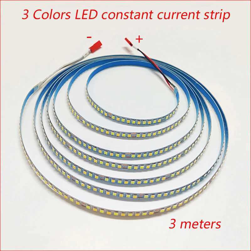 (2 welding points) 3 meters 2835 200D dual colors LED strip for repairing chandeliers 3000K+6500K LED ribbon (51-60W) X2 colors W250701