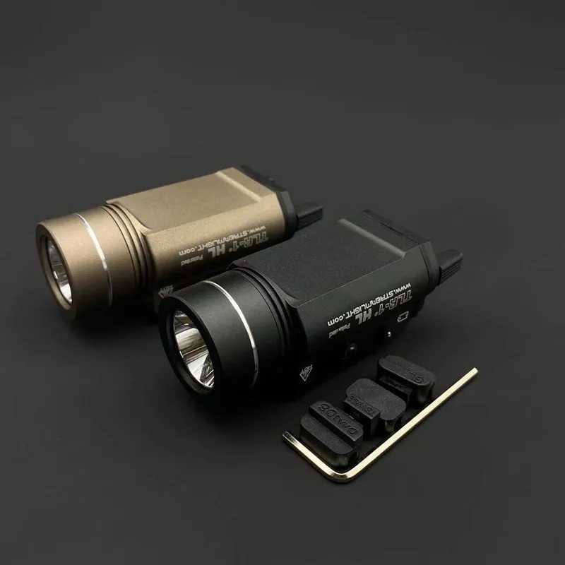 Tactical TLR-1 TLR-8 Weapon Gun Flashlight Metal 1000 Lumens TLR8 LED Strobe Light 20mm Glock 17 Airsoft Rifle TLR1 Scout Torch XJ250701