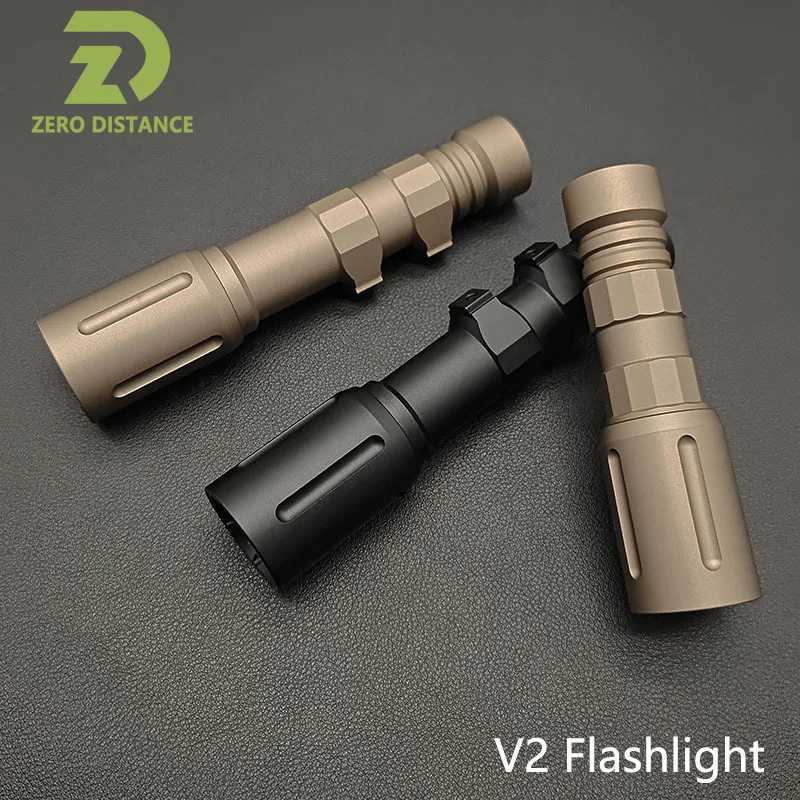Tactical Gear PlhV2 Flashlight LED White High Power Metal Light 1000 Lumens AR15 HK416 Airsoft Hunting Weapon Scout LightXJ250701