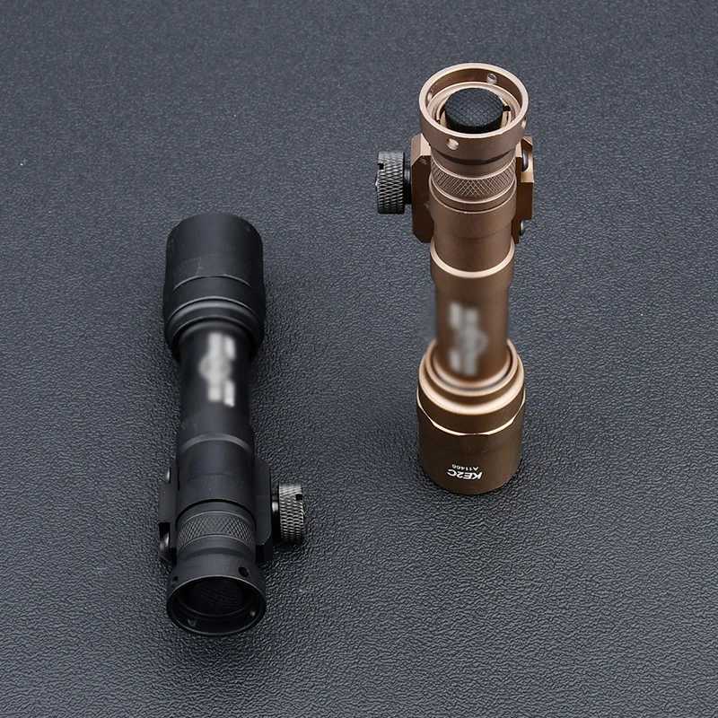 Tactical Surefire M600 M600B Flashlight Airsoft Rifle Flashlight Pistol Light Torch AR15 Hunting Weapon Gun light Picatinny Rail XJ250701