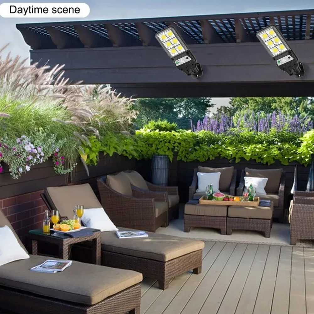 1pc Solar lights outdoor lighting motion sensors suitable for garages gardens and parks. Emergency light usageXJ250624