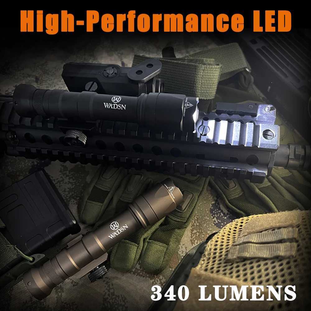 LED Flashlight M600C White Strong Light LED 340 lmMaximum Range 100-200 MetersHunting Scout Airsoft Rifle Tactical LightingXJ250701