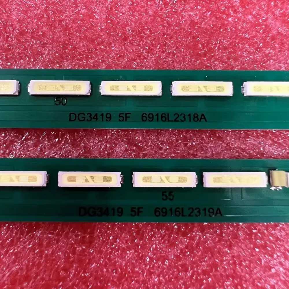 2 PCS LED backlight strip for TV 55UF6450 55UH6150 55UF6430 55UF770V 55UF7767 55UH625V 55uh6030 55UH615V 55uf680v 55SM8600PLA W250701