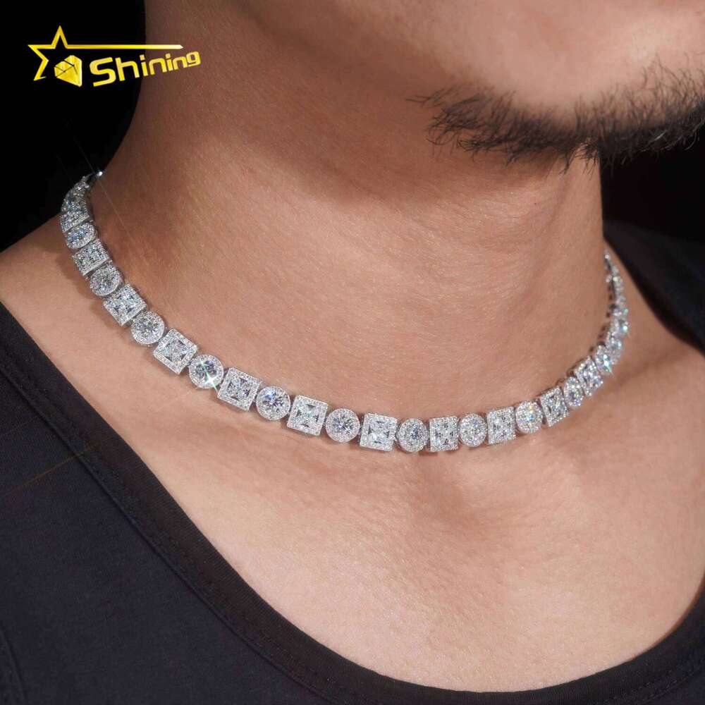 New Arrival Sterling Sier Moissanite Pass Tester Dias Fast Shipping Women Men Unisex Bracelet