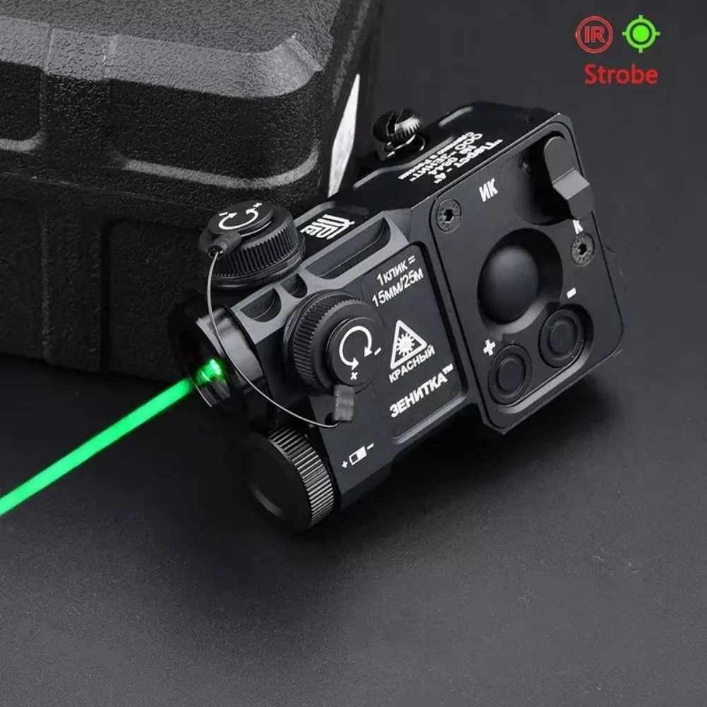 Tactical Weapon Gun Light PERST-4 Red Green Blue Dot IR Sight Indicator Brightness Adjustable for Outdoor Hunting Fit 20MM Rail XJ250701
