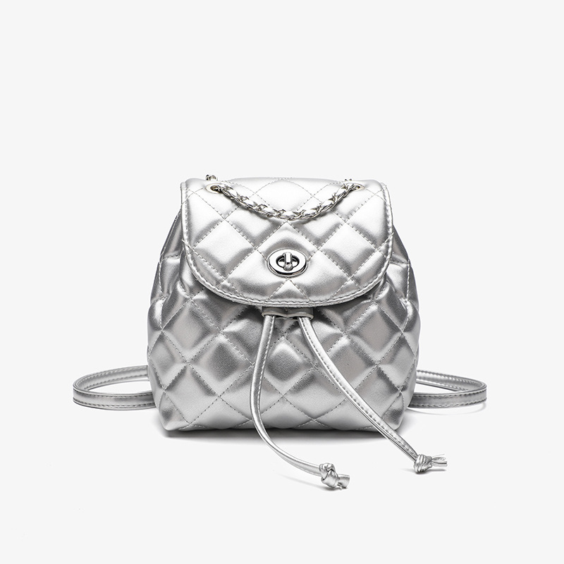 Shoulder Bag Designer Bag Luxury Bag Designer Free Shipping Korean Version Leisure Dia Grid Chain Hand Held Small Women S High End Backpack New Colleg