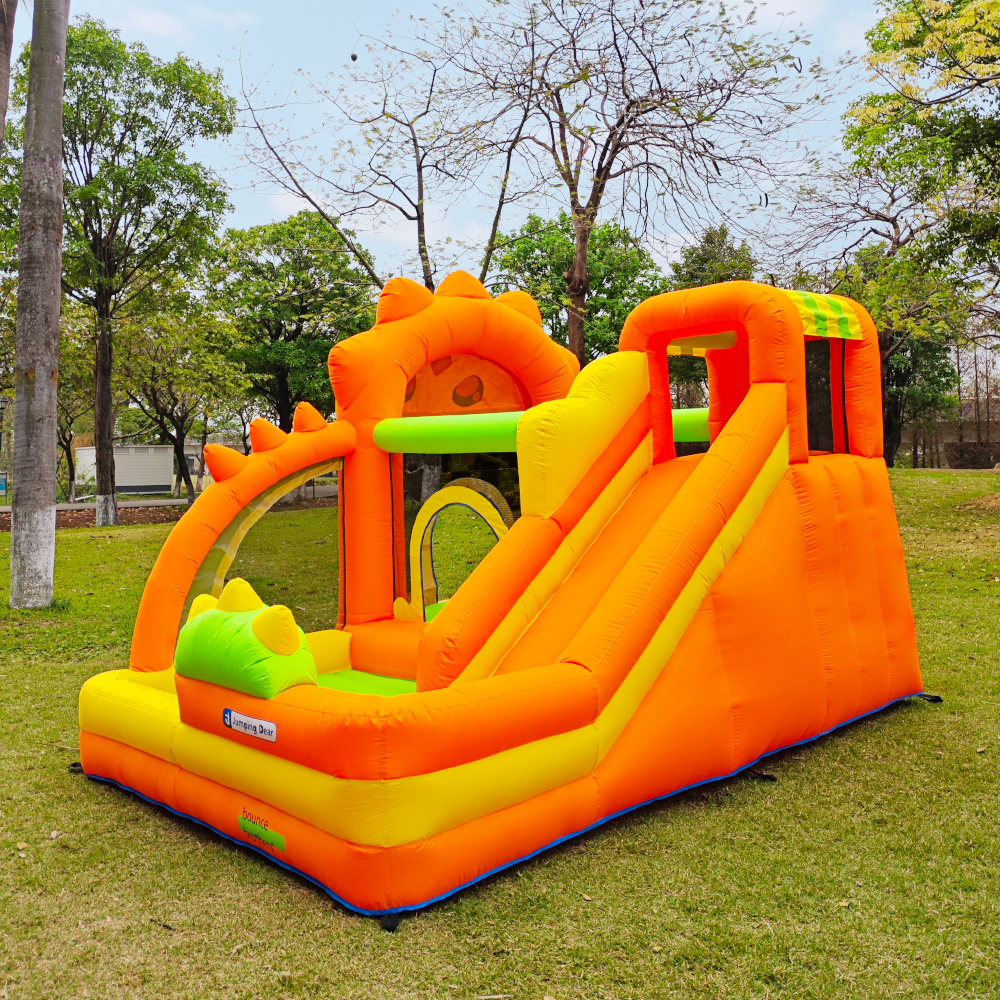 Inflatable Bouncer Lions - Cartoon-Themed Outdoor Playset for Kids