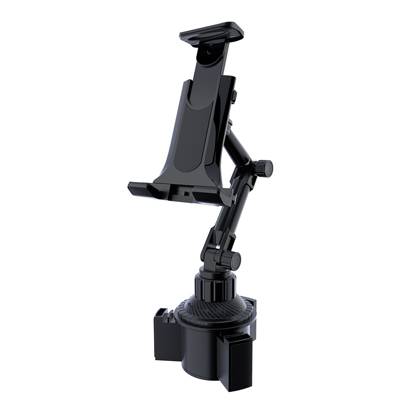 2 in 1 Cup Holder Cell Phone & Tablet Mount Car Cradles Adjustable Gooseneck Holders Compatible for ipad iphone samsung huawei By Sea Shipping