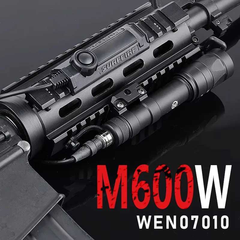 Tactical Airsoft M600W M300W SF Flashlight Tactical Gun Light Strobe Weapon Light SF M600W Rifle Lamp Dual-function Remote Switch XJ250701