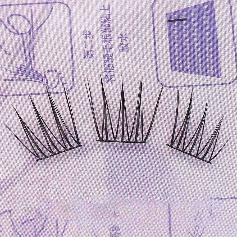 Individual False 12 Lashes Korean Girl Natural Eyelashes Makeup Single Cluster Small Devil Eyelash X250702