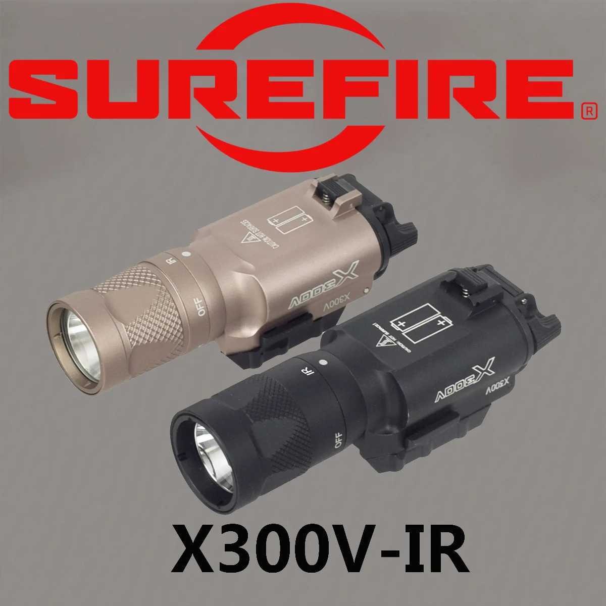 SureFire X300 X300U Ultra X300V XH35 X300UH-B Metal Pistol Gun LED Light Fit 20mm Rail Airsoft Weapons Flashlight Hunting Torch XJ250701