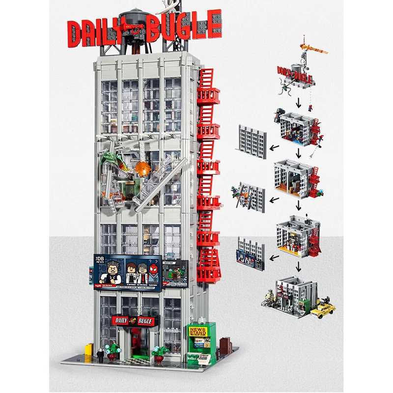 3772 PCS The Daily Bugle Building Uyumlu 76178 Yap Talar Yldnm Seti ocuklara Hediyeler tulalar doum gn hediyesi Y250701