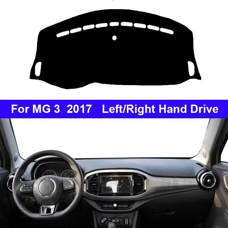 Car Auto Inner Dashboard Cover For MG 3 MG3 2017 LHD RHD Dashmat Carpet Cape Sun Shade Pad Rug Anti-UV