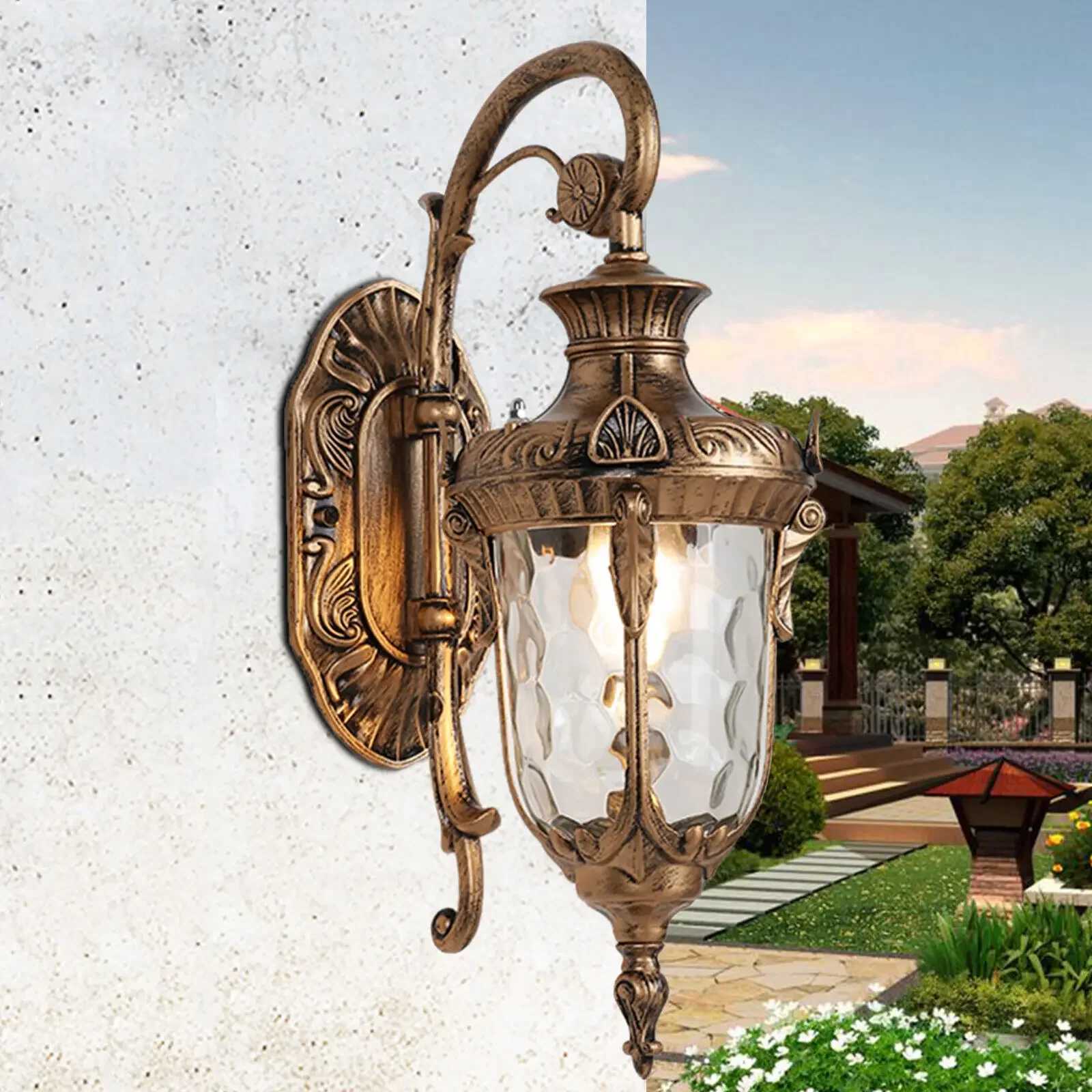 Decorative Outdoor Wall Sconces - Waterproof Porch Exterior Lantern Lights for Garden UseXJ250624