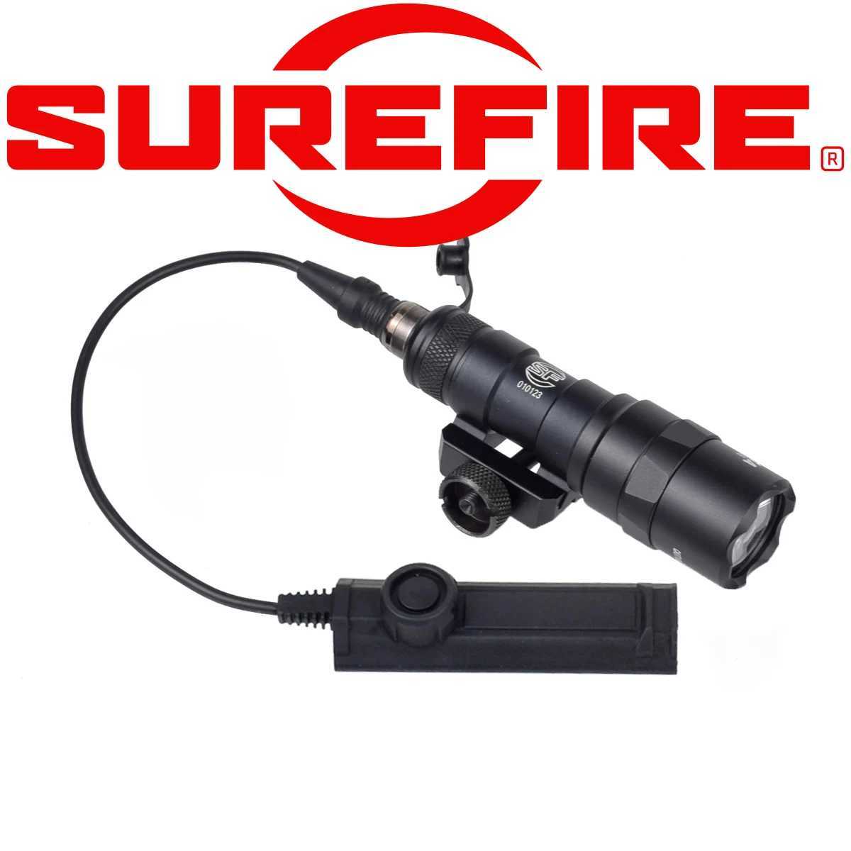 Tactical SureFire M300 M300B M300C Airsoft Weapon Flashlight Hunting Scout Torch Rifle AR15 Gun LED Light Button Remote Switch XJ250701