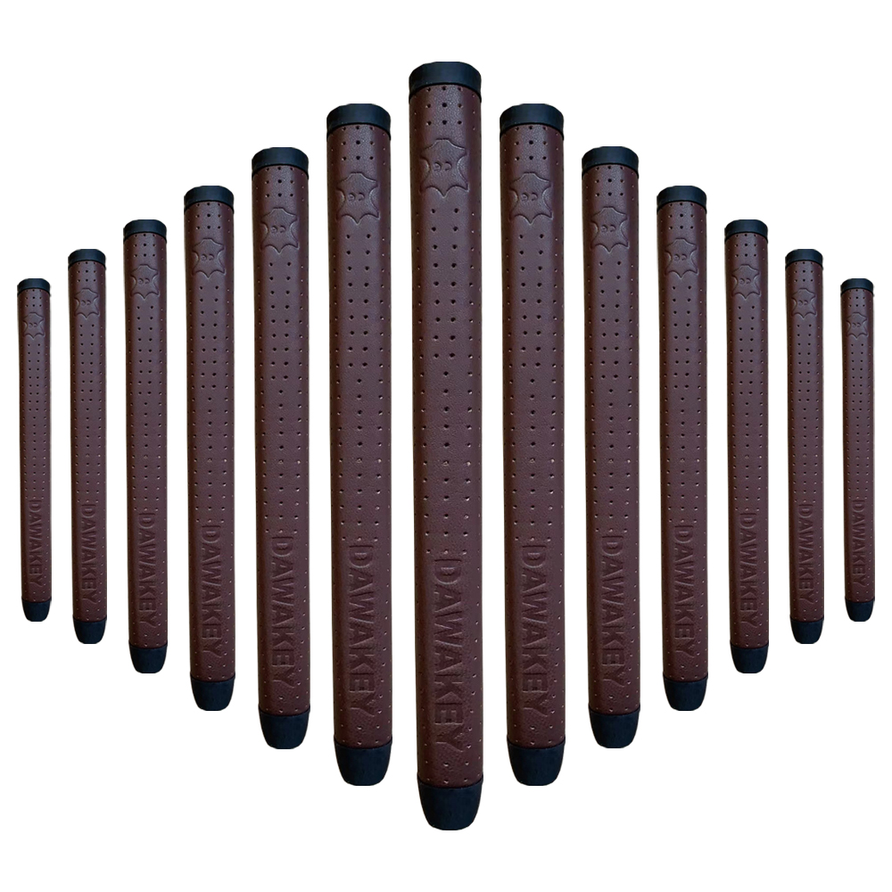 Leather golf club grip golf putter grip manufacturers supply customer LOGO.