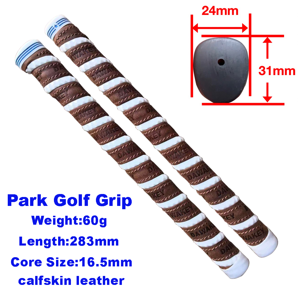 Cowhide Park Golf Grip Sewing Rust Winding Anti-skid manufacturers supply customer LOGO.