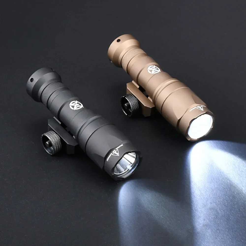 Tactical M300A Weapon Gun Light for AR15 Rifle Scout Light Outdoor Hunting LED Flashlight with Pressure Switch Fit 20mm RailXJ250701