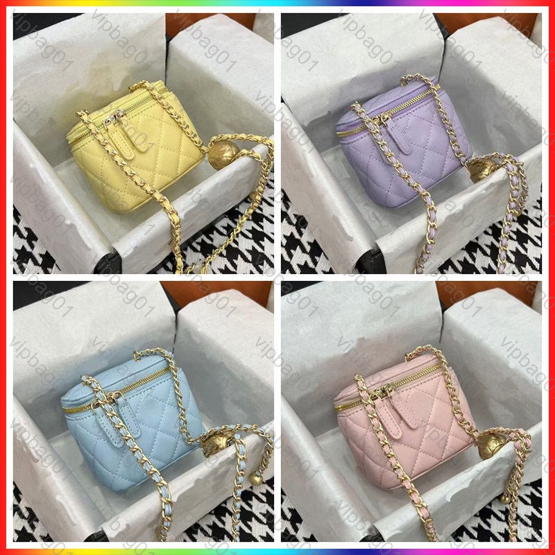 10A Designer bag makeup bag shoulder chain bag tote bag cc wallet micro vanity bag mini cosmetic bag crossbody designer luxury tiny cosmetic nano make up bags purse