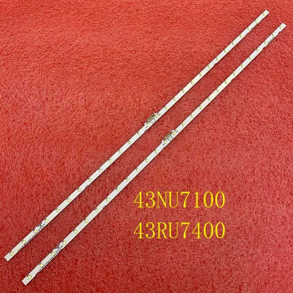 LED backlight strip for Samsung 43NU7100 UN43NU7100G UN43NU7100 UE43NU7100 UE43NU7120 UE43NU7170 UN43RU7400 BN61-15482A W250701
