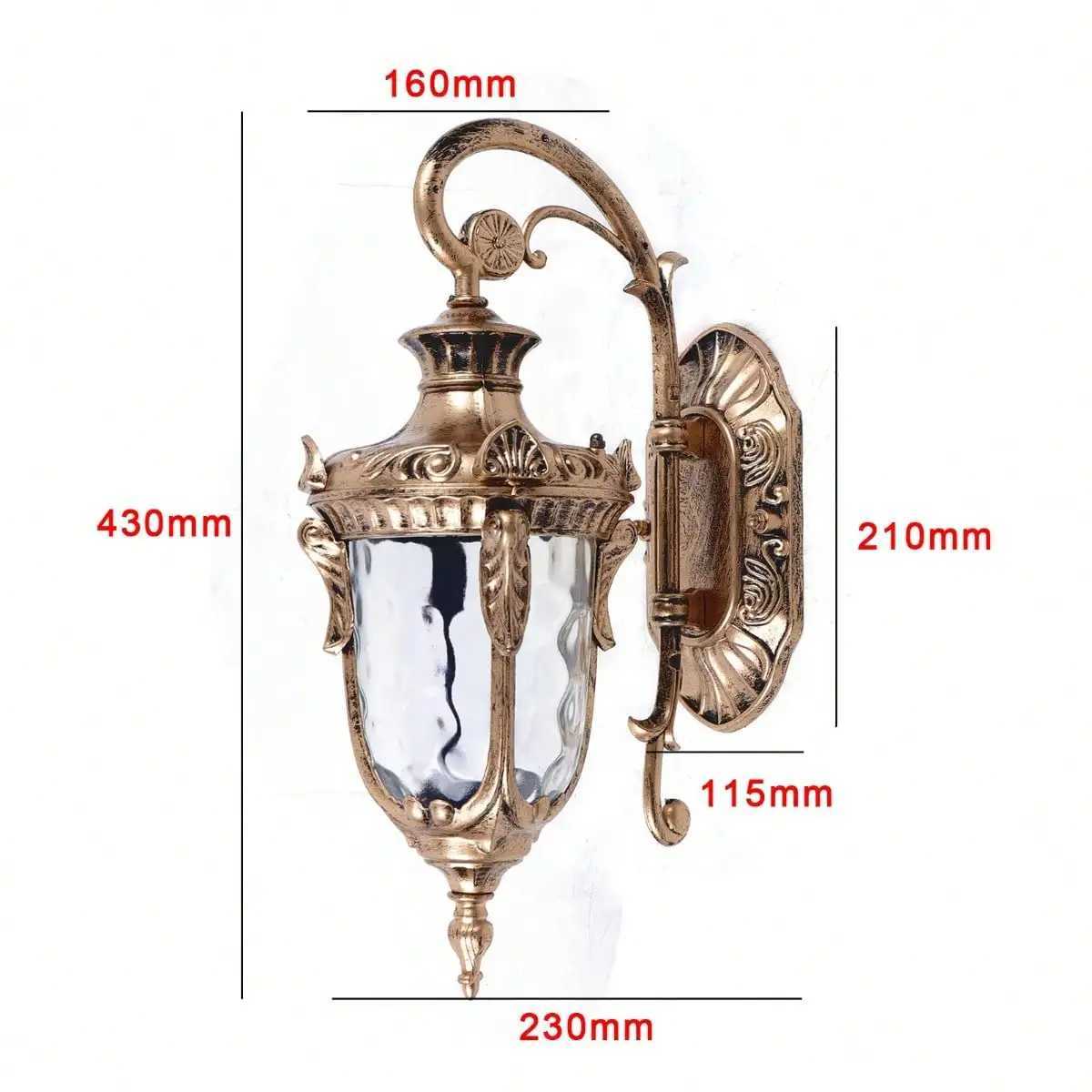 110-220V Outdoor Wall Light Fixtures Exterior Wall Lantern Waterproof Sconce Porch Lights Small Ear Wall Lamp 9.05*16.9*6.3InchXJ250624