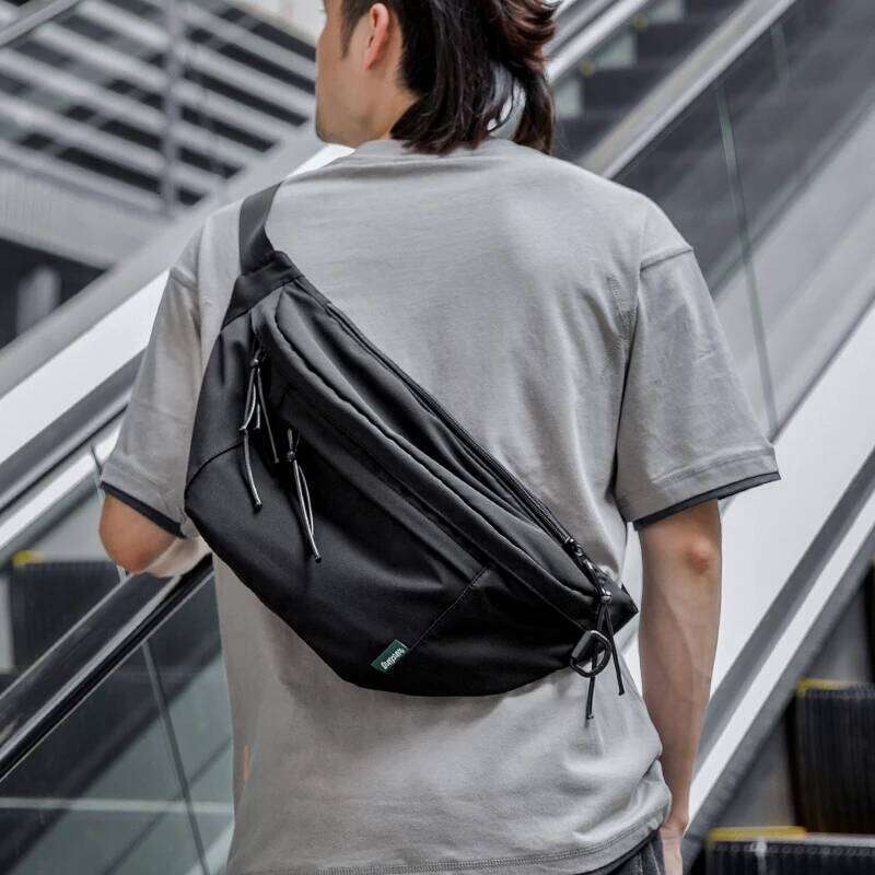 MOYYI Multifunctional Oxford Waterproof Multi-layer Crossbody 9.7inch iPad Zipper Shoulder Bag for Men Women