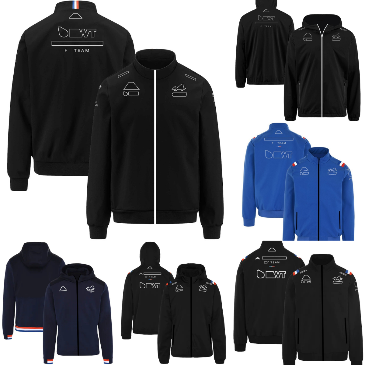 New F1 2023 Team Jacket Formula 1 Racing Official Zip Up Hoodie Spring Autumn Men Women Black Casual Oversized Sweatshirt free shipping fre