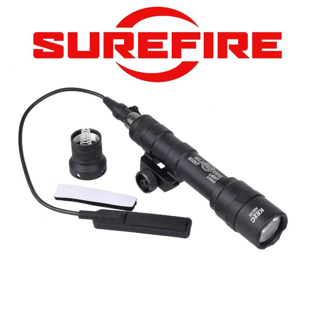 US Warehouse SureFire Ultra M600 M300 Tactical Scout Light AR15 Rifle Weapon Flashlight LED Gun Lamp Airsoft Weapons Hunting XJ250701