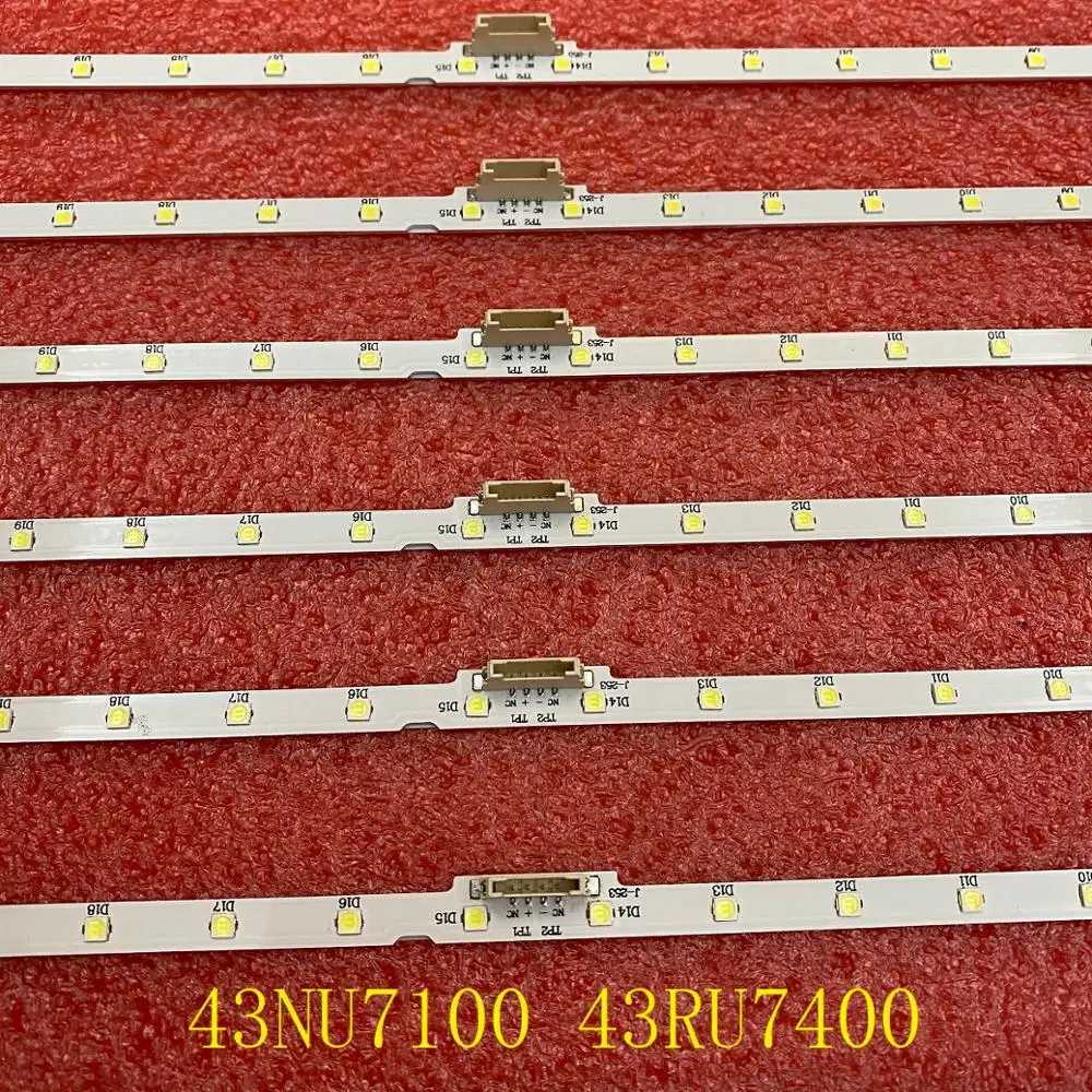 LED backlight strip for Samsung 43NU7100 UN43NU7100G UN43NU7100 UE43NU7100 UE43NU7120 UE43NU7170 UN43RU7400 BN61-15482A W250701